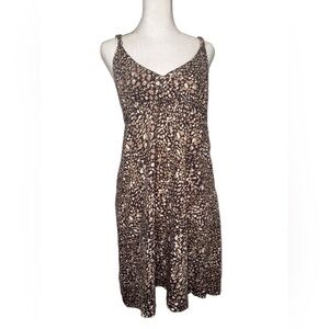 Loft Brown Midi Cami Dress Size Small